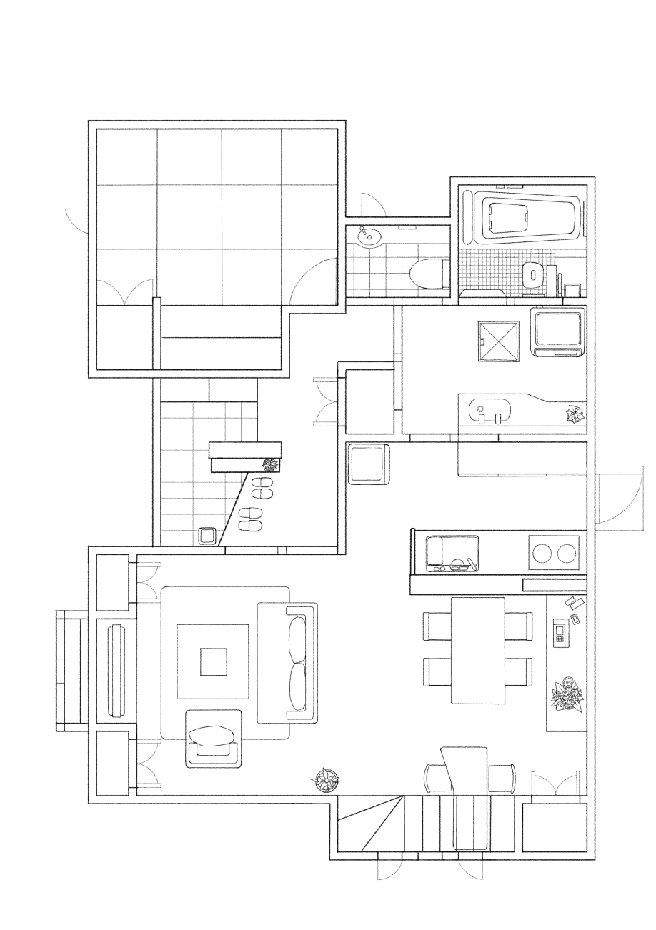 ラーメン店メニューイラスト イラスト制作 パース画 チョークアートの パレット イラスト制作会社 山口県岩国市